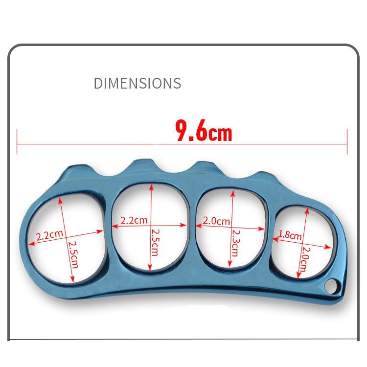 Stainless Steel Four Finger Knuckles – 304 with Mirror Finish EDC Self Defense