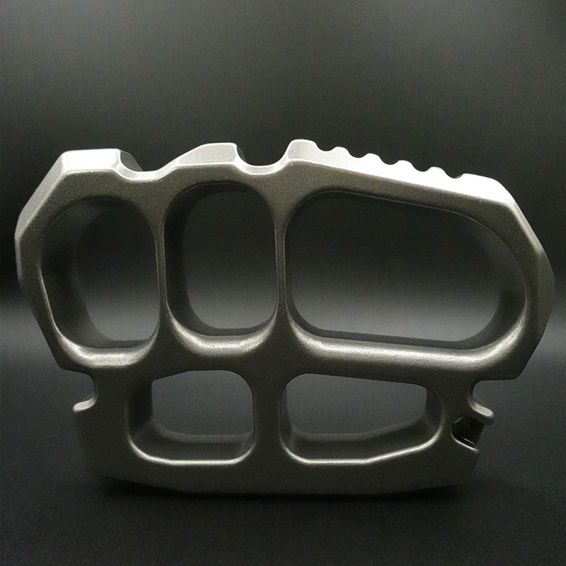 Stainless Steel Four Finger Knuckles – 404c with 18mm Ultra Thick Stonewash Heavy
