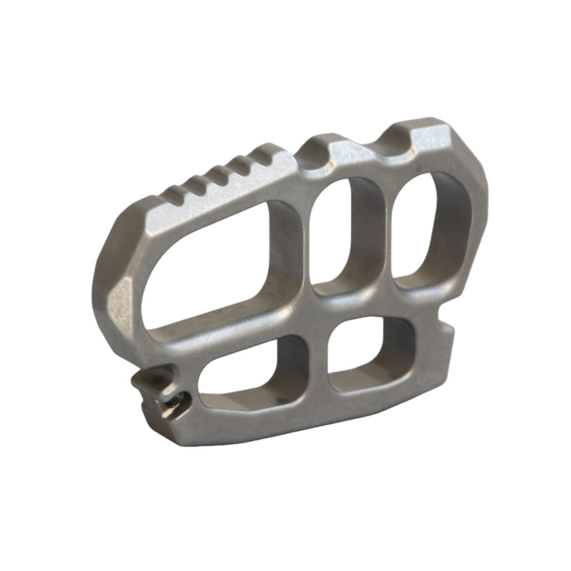 Stainless Steel Four Finger Knuckles – 404c with 18mm Ultra Thick Stonewash Heavy