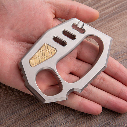 Stainless Steel Four Finger Knuckles – 440C with Copper Inlay with 15mm Heavy Duty EDC