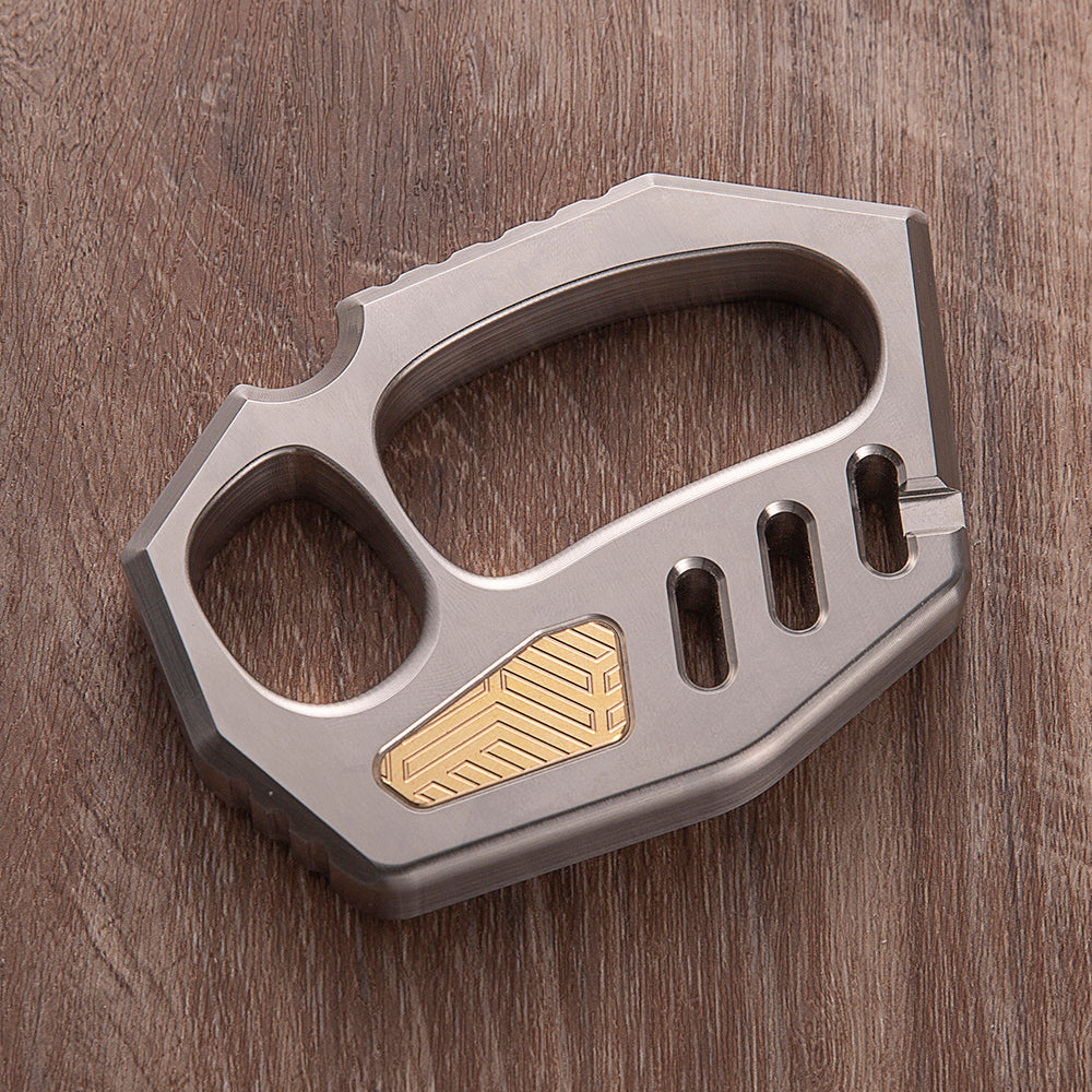 Stainless Steel Four Finger Knuckles – 440C with Copper Inlay with 15mm Heavy Duty EDC