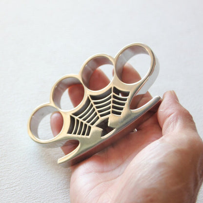 Stainless Steel Four Finger Knuckles for Alternative Styling, Collecting, And Everyday