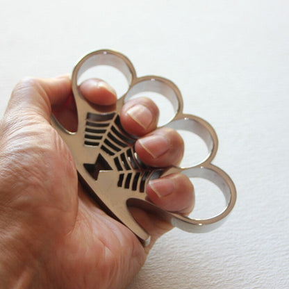 Stainless Steel Four Finger Knuckles for Alternative Styling, Collecting, And Everyday