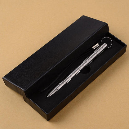 Stainless Steel Glass Breaker Tactical Pen – 304 with Push Dagger Transformer Tungsten