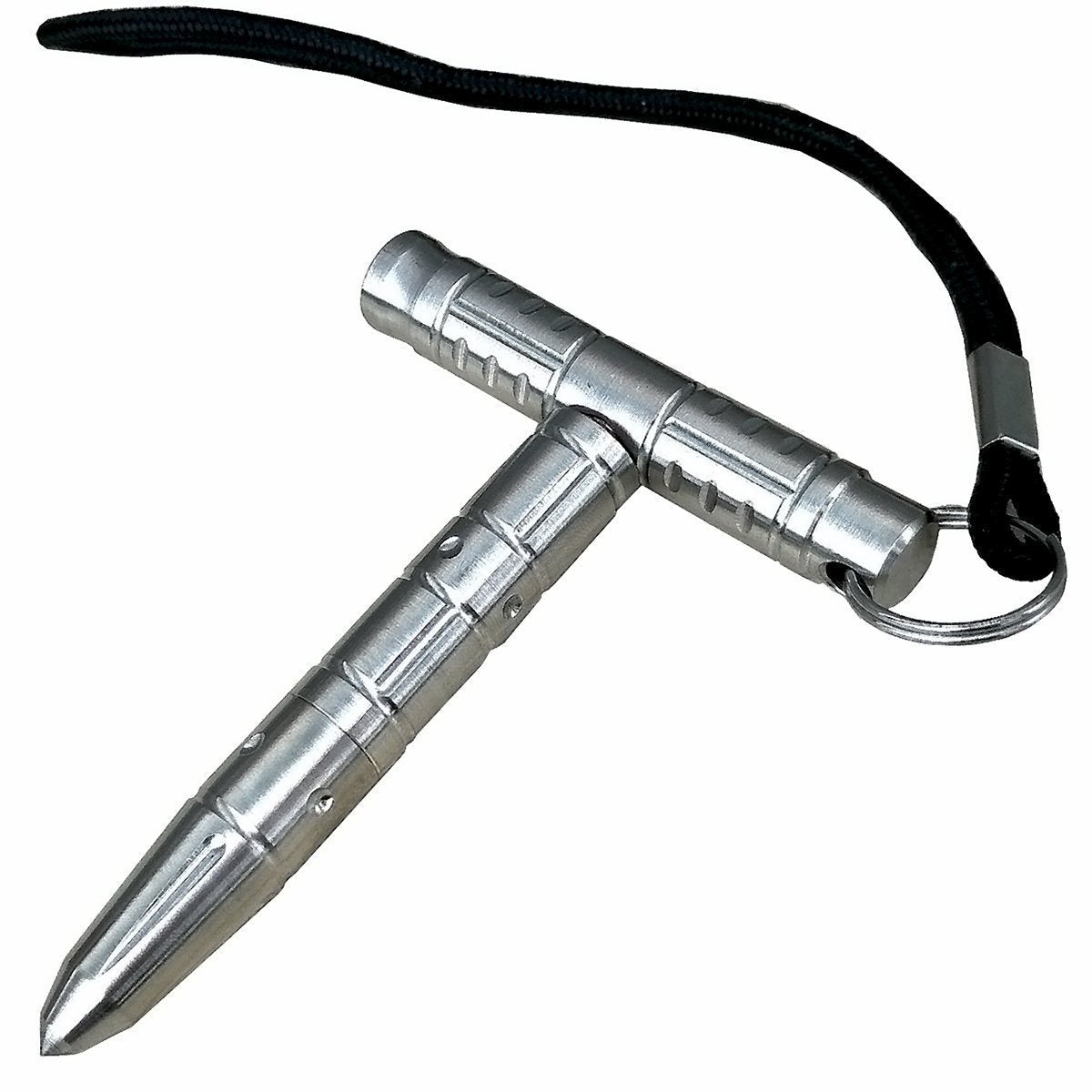 Stainless Steel Glass Breaker Tactical Pen – 304 with Push Dagger Transformer Tungsten