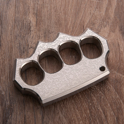 Stainless Steel Knuckles – 304 Black Wukong with Chinese Traditional Engraving 15mm