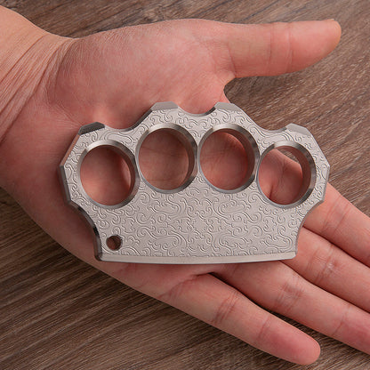 Stainless Steel Knuckles – 304 Black Wukong with Chinese Traditional Engraving 15mm