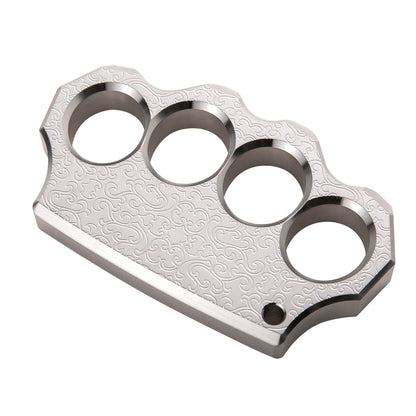 Stainless Steel Knuckles – 304 Black Wukong with Chinese Traditional Engraving 15mm