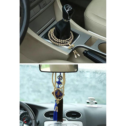 Stainless Steel Necklace – 108 Buddha Beads Mala with Multi-Function Self Defense