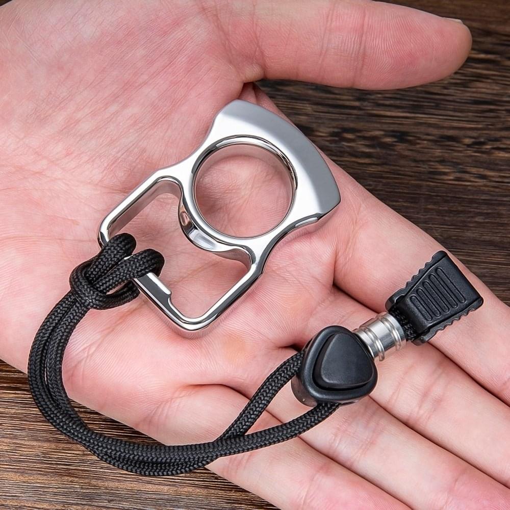 Stainless Steel Ring – 304 Single Finger with 12mm Thick Bottle Opener Multi-Tool