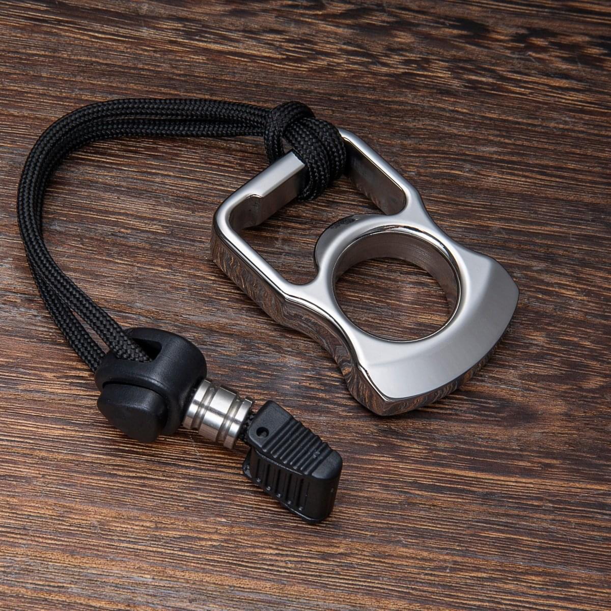 Stainless Steel Ring – 304 Single Finger with 12mm Thick Bottle Opener Multi-Tool