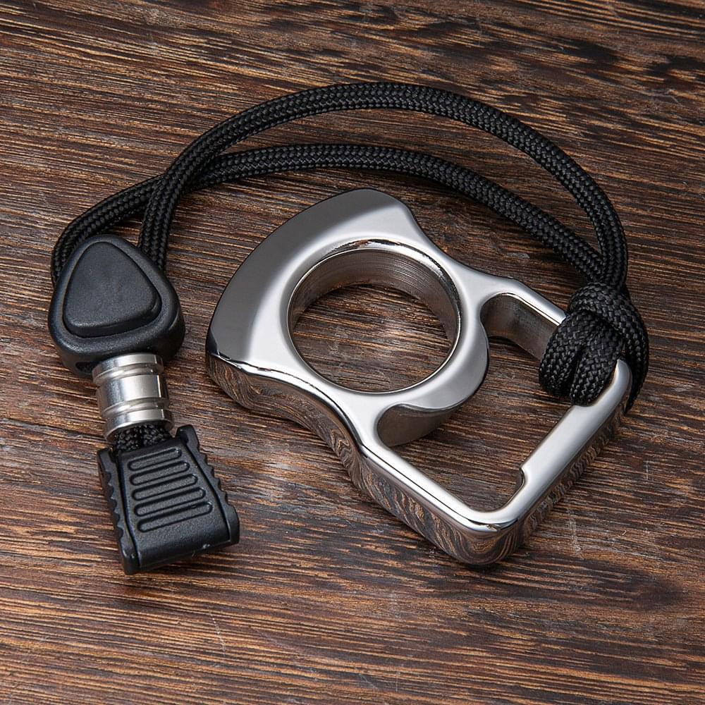 Stainless Steel Ring – 304 Single Finger with 12mm Thick Bottle Opener Multi-Tool