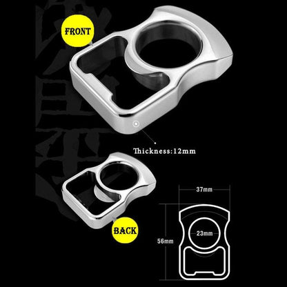 Stainless Steel Ring – 304 Single Finger with 12mm Thick Bottle Opener Multi-Tool