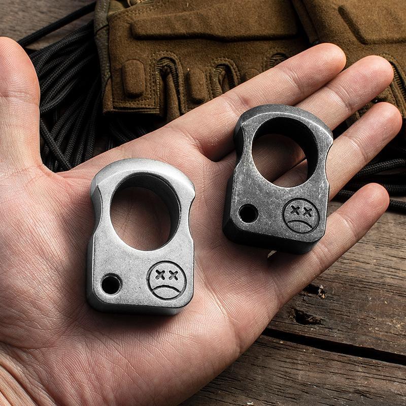 Stainless Steel Ring – 420 Single Finger with 14mm Ultra Thick Stonewash Security Friendly
