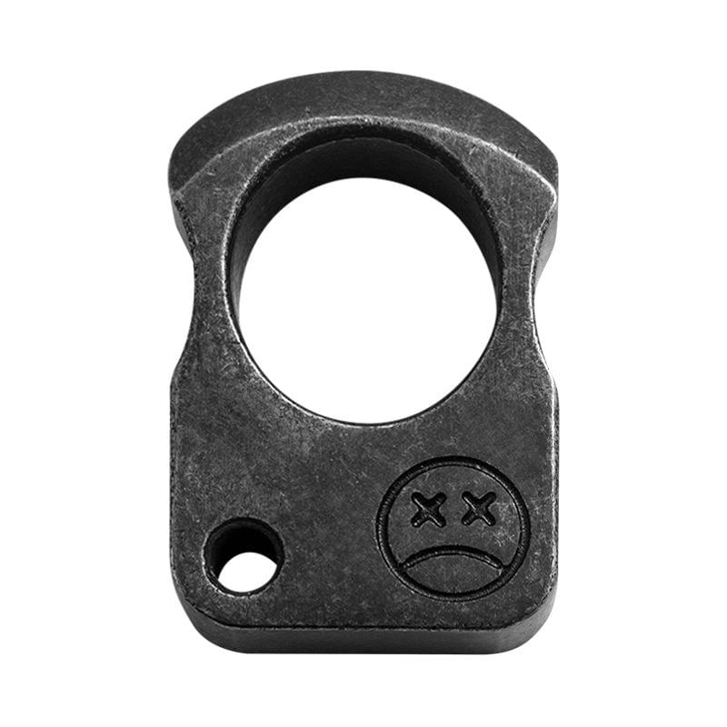 Stainless Steel Ring – 420 Single Finger with 14mm Ultra Thick Stonewash Security Friendly