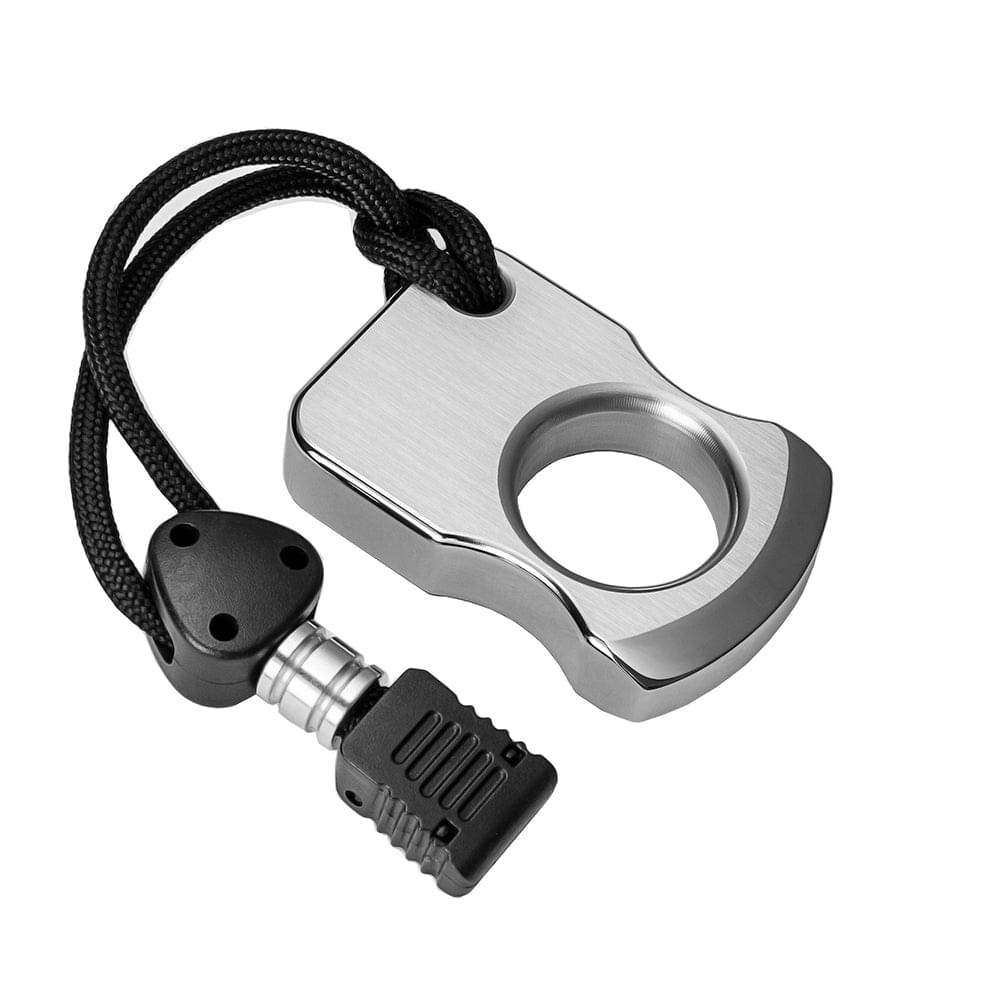 Stainless Steel Single Finger Knuckles – 304 Ring with Brushed EDC Self Defense