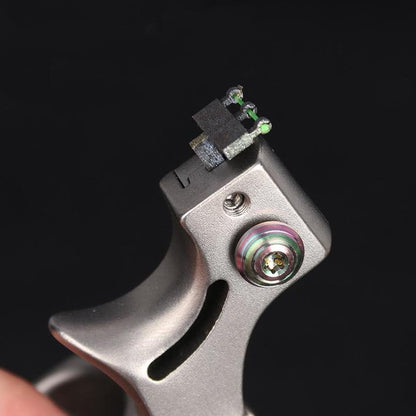 Stainless Steel Slingshot – 404C Spiked Ring with 3-in-1 EDC Multi-Tool