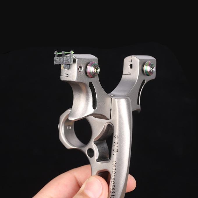 Stainless Steel Slingshot – 404C Spiked Ring with 3-in-1 EDC Multi-Tool