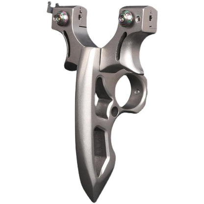 Stainless Steel Slingshot – 404C Spiked Ring with 3-in-1 EDC Multi-Tool