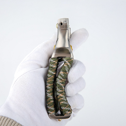 Stainless Steel Slingshot – Powerful with CNC Paracord Handle with Fiber Optic Sight