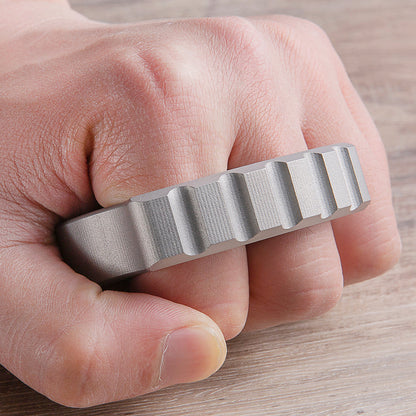 Stainless Steel Two Finger Knuckles – 304 with 16mm Ultra Thick Sandblast Finish