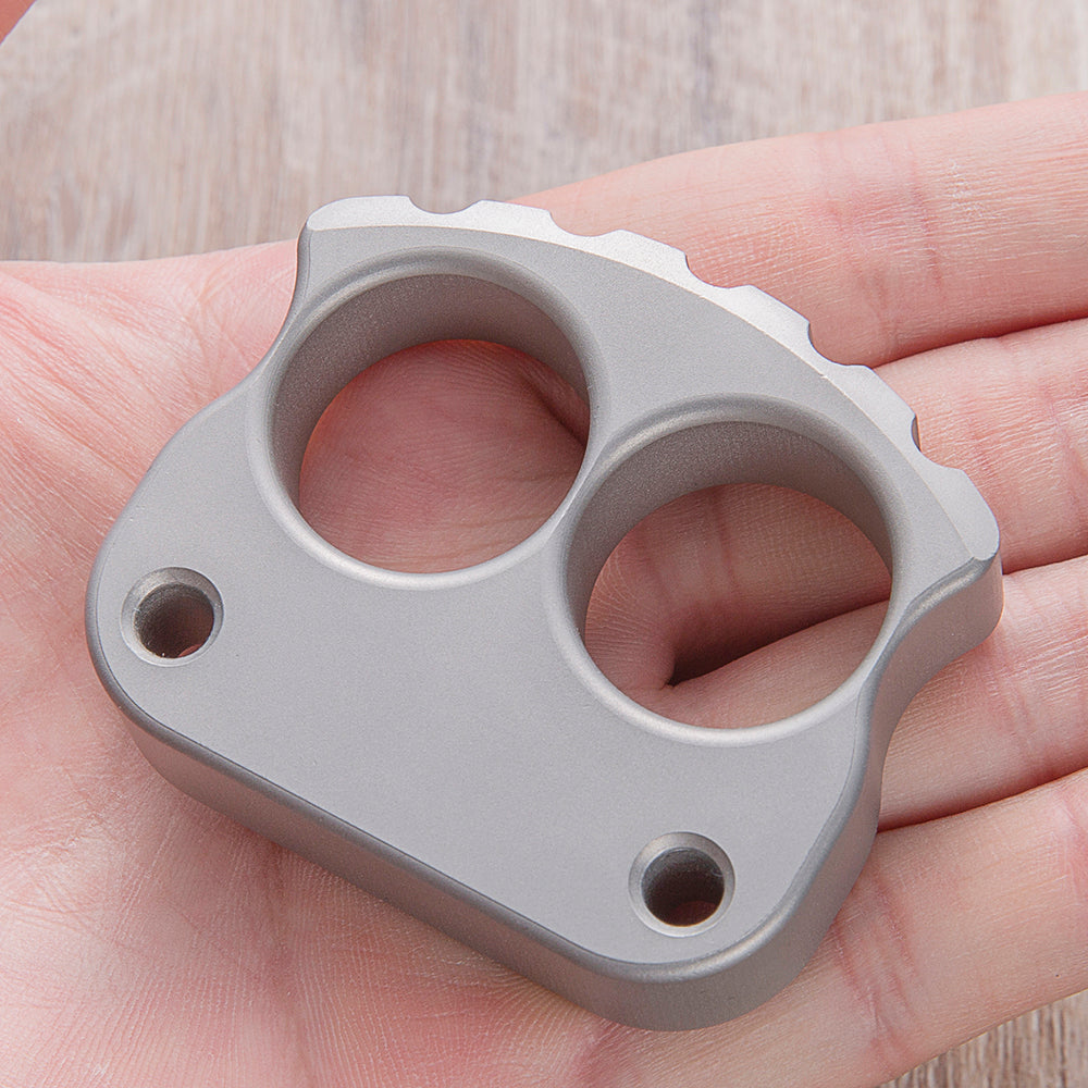 Stainless Steel Two Finger Knuckles – 304 with 16mm Ultra Thick Sandblast Finish