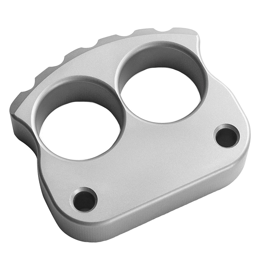 Stainless Steel Two Finger Knuckles – 304 with 16mm Ultra Thick Sandblast Finish
