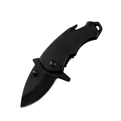 Stainless Steel Utility Knife – Shark Fang Mini Folding with Keychain EDC