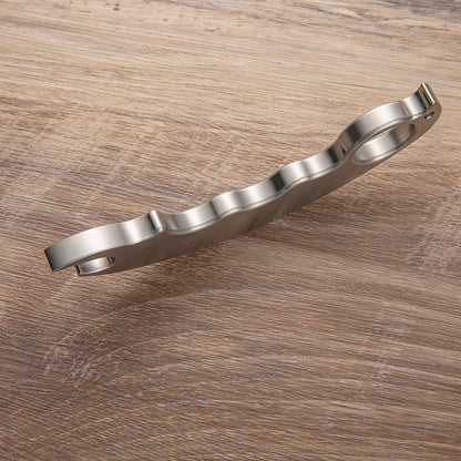 Steel Bottle Opener Knuckles – Brass with 304 Four Finger Kubotan Multi-Tool EDC