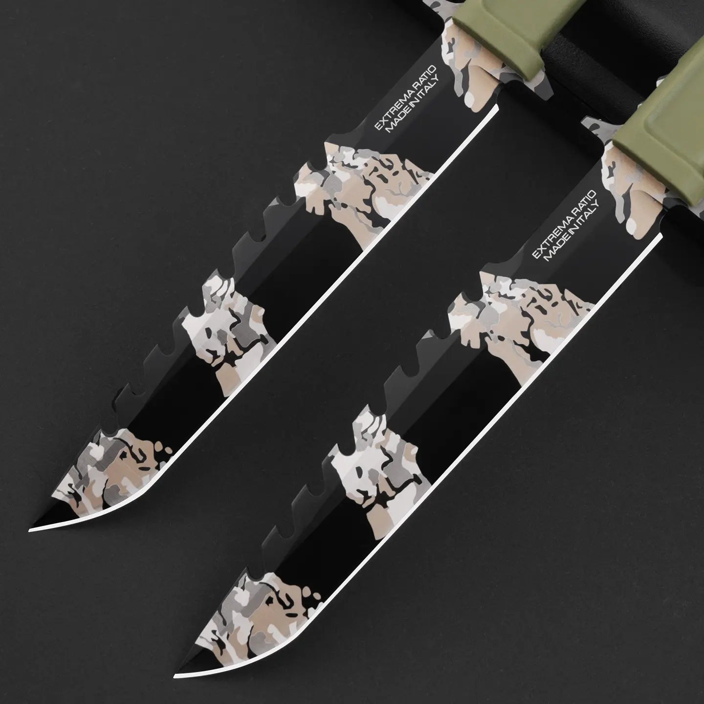 Steel Bushcraft Knife – Fixed Blade Tactical N690Co Tanto Tip Survival Spear Hunting