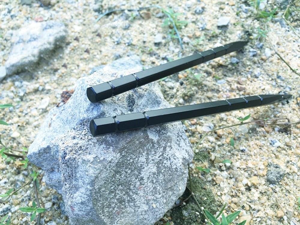 Steel Compact EDC Tool – 3Cr17 Throwing Spikes with 3-Piece Set 59HRC Hardened