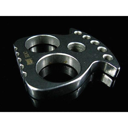 Steel Compact EDC Tool – 9Cr13 Skull Keychain for Desk Breaks, Collecting, And Tactile