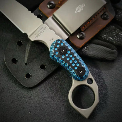 Steel EDC Knife – Claw Forge A2 Tactical with G10 Handle for Everyday Utility, Collecting