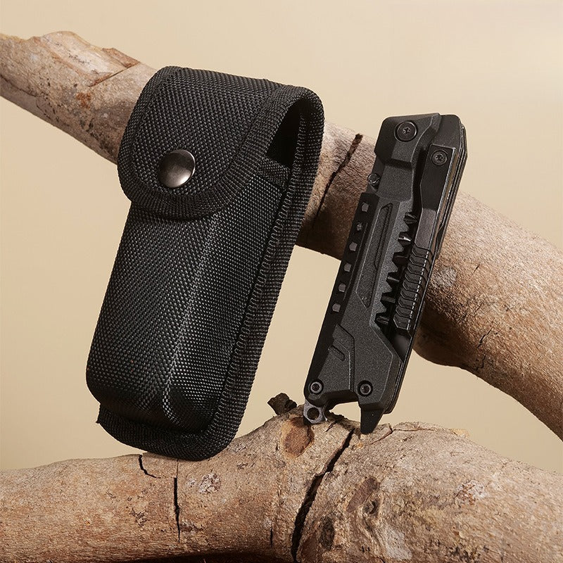 Steel EDC Knife – MultiVex 14-in-1 Tactical Multi-Tool with All- Compact