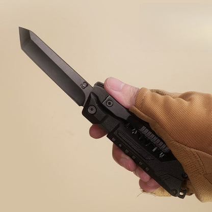 Steel EDC Knife – MultiVex 14-in-1 Tactical Multi-Tool with All- Compact