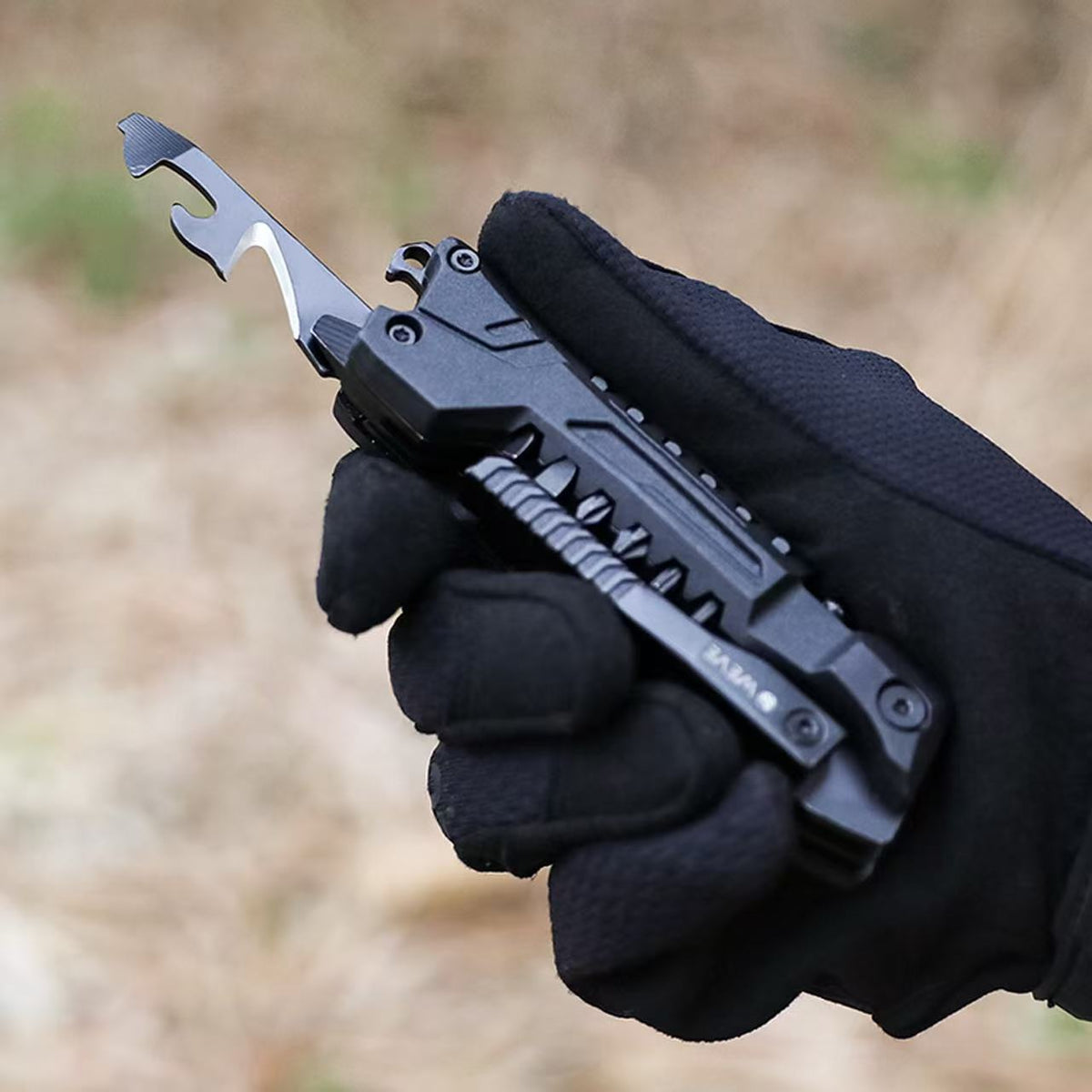 Steel EDC Knife – MultiVex 14-in-1 Tactical Multi-Tool with All- Compact