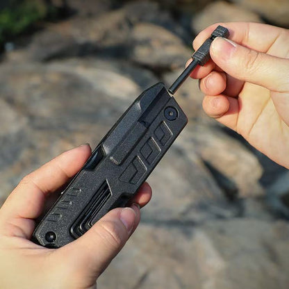 Steel EDC Knife – MultiVex 14-in-1 Tactical Multi-Tool with All- Compact
