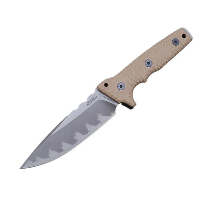 Steel Fixed Blade Knife – Juggernaut Z-WEAR 8mm Overbuilt with Tactical Pry