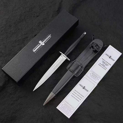 Steel Fixed Blade Knife – Sentry's Edge N690 Tactical with Fiberglass Handle