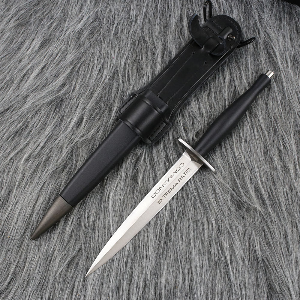 Steel Fixed Blade Knife – Sentry's Edge N690 Tactical with Fiberglass Handle