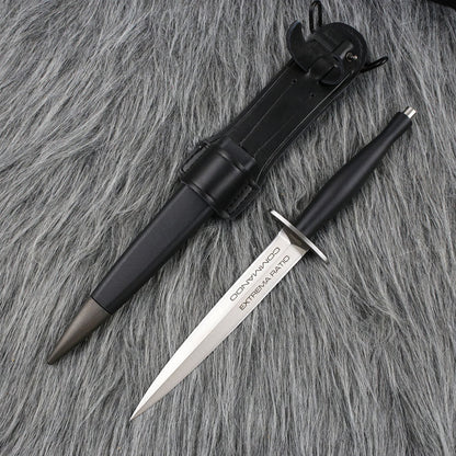 Steel Fixed Blade Knife – Sentry's Edge N690 Tactical with Fiberglass Handle