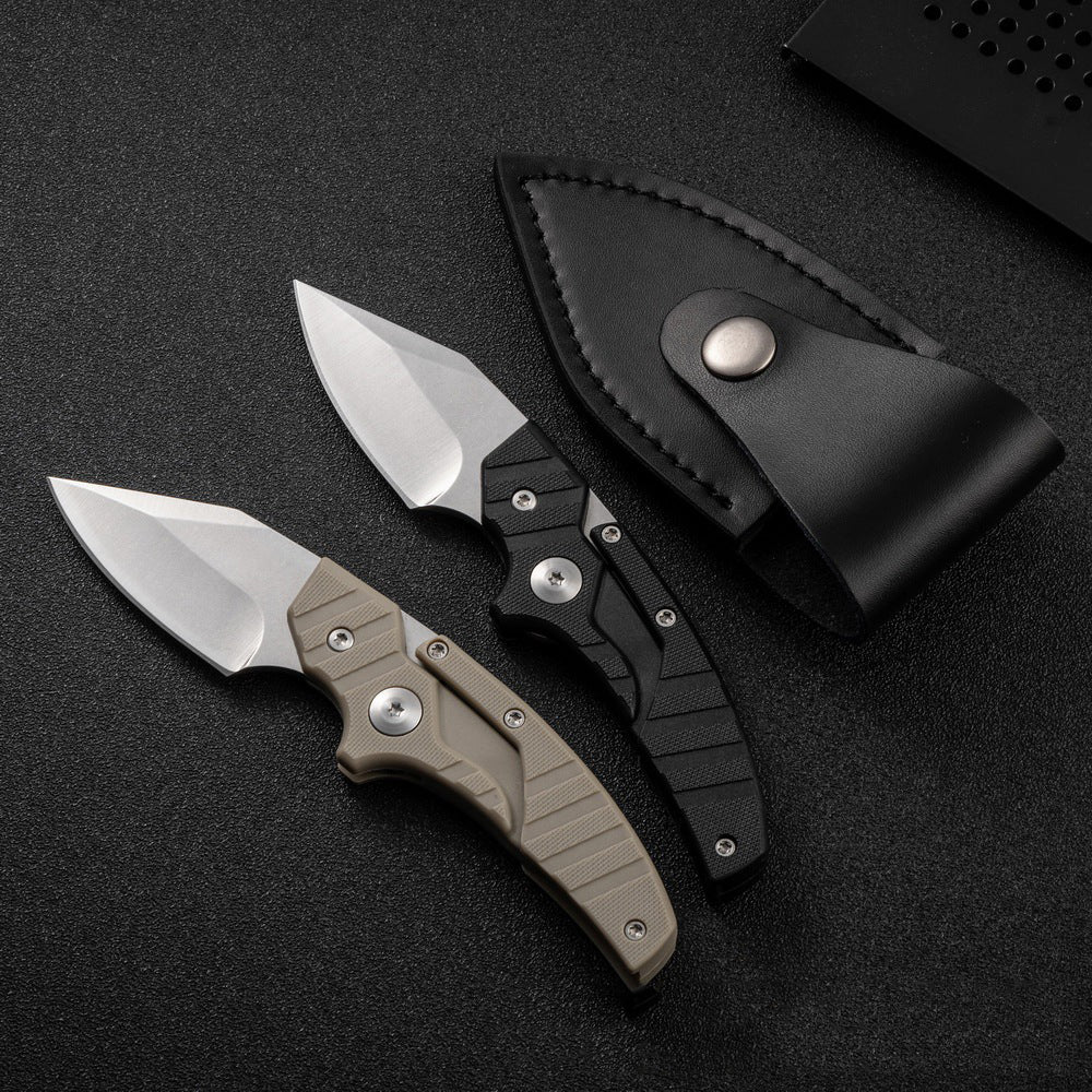 Steel Folding Knife – D2 2-in-1 Transformable Push Dagger EDC Tactical Self Defense