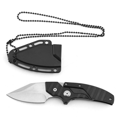 Steel Folding Knife – D2 2-in-1 Transformable Push Dagger EDC Tactical Self Defense