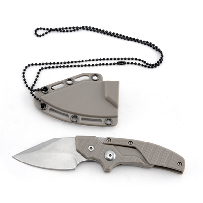 Steel Folding Knife – D2 2-in-1 Transformable Push Dagger EDC Tactical Self Defense