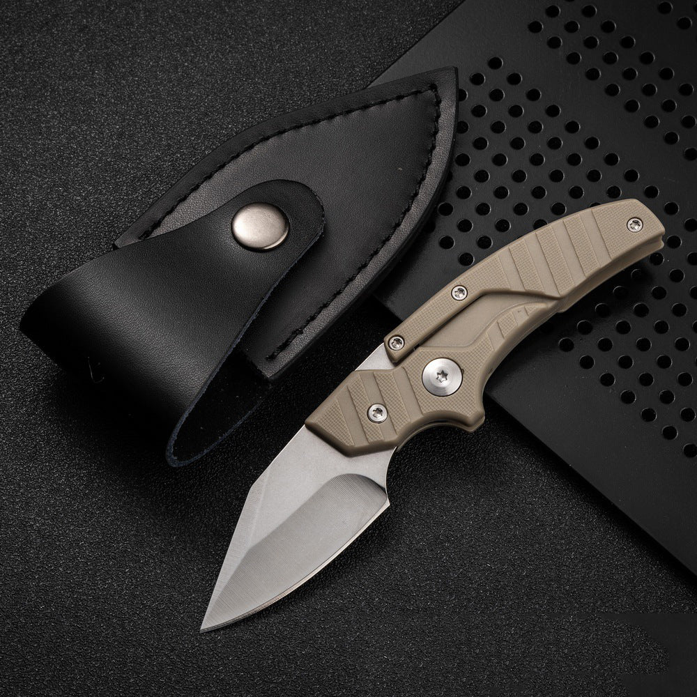 Steel Folding Knife – D2 2-in-1 Transformable Push Dagger EDC Tactical Self Defense