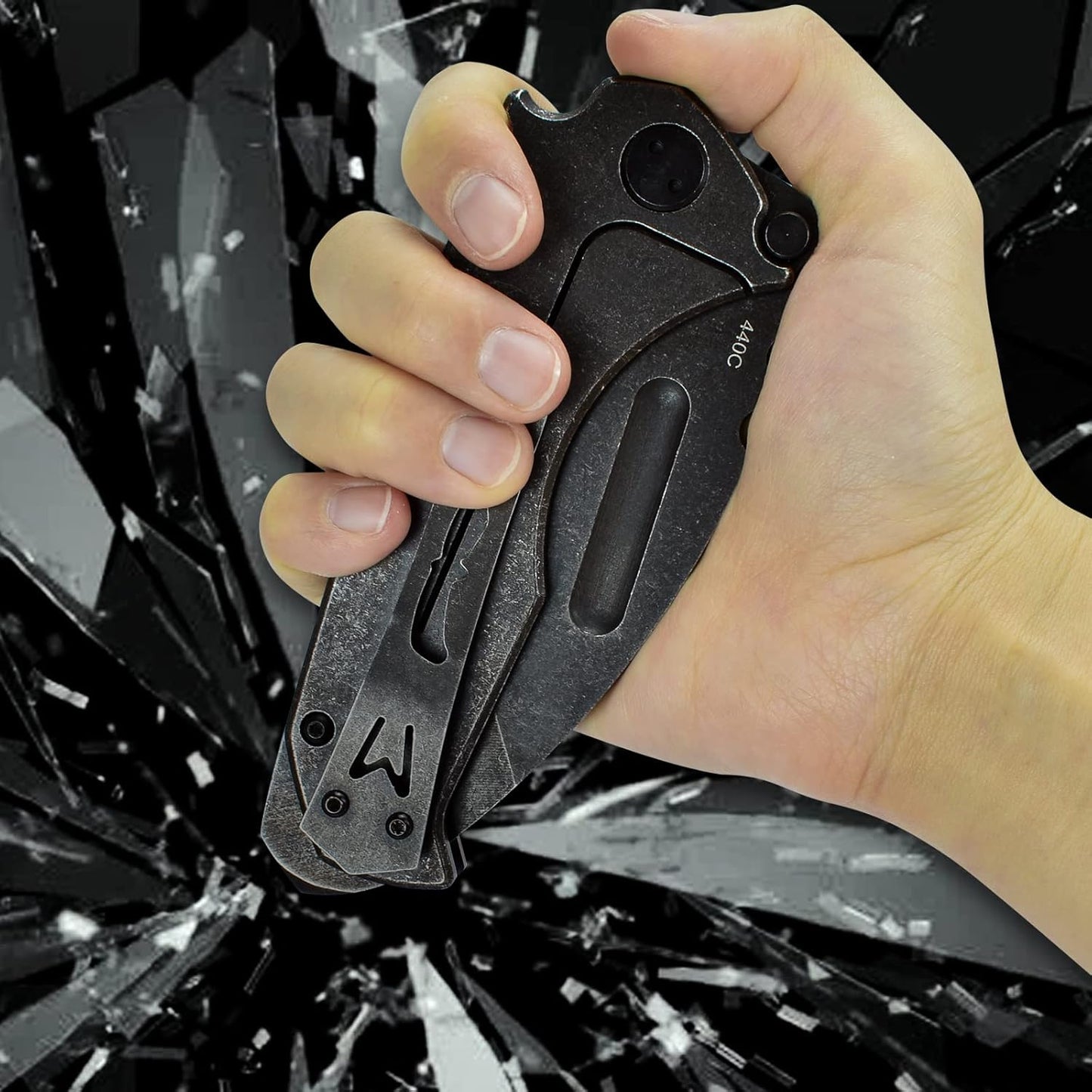 Steel Folding Knife – Machete D2 59-60 HRC Camping Machete Outdoor EDC Survival
