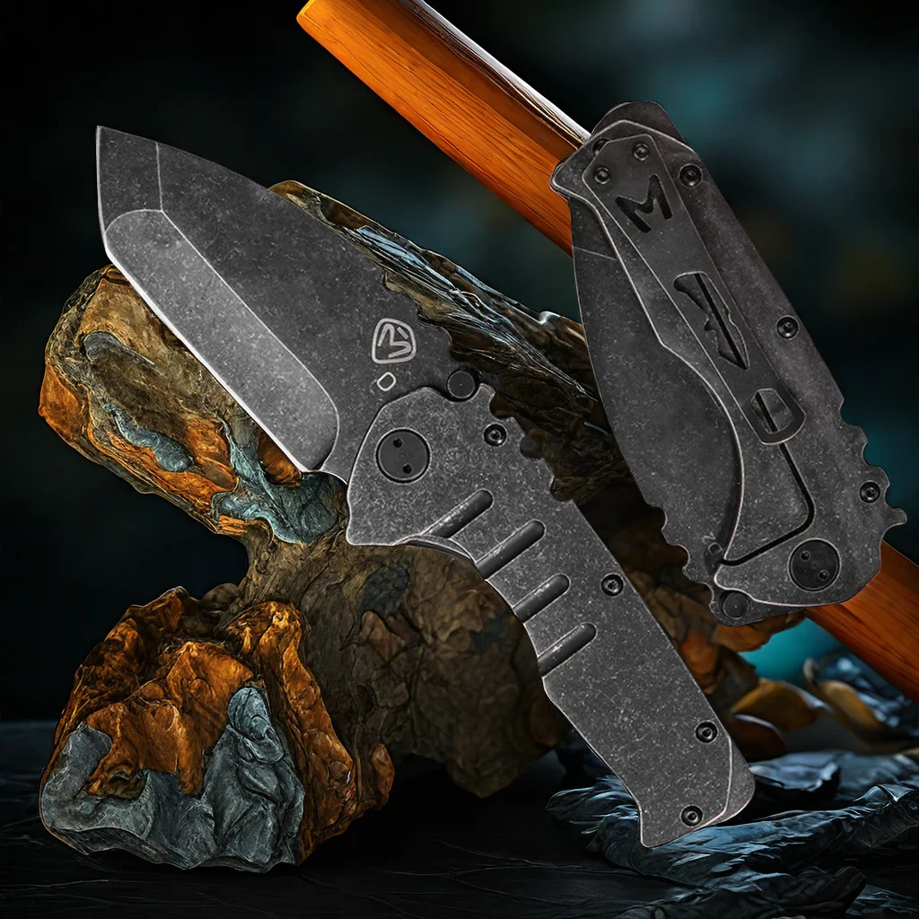 Steel Folding Knife – Machete D2 59-60 HRC Camping Machete Outdoor EDC Survival