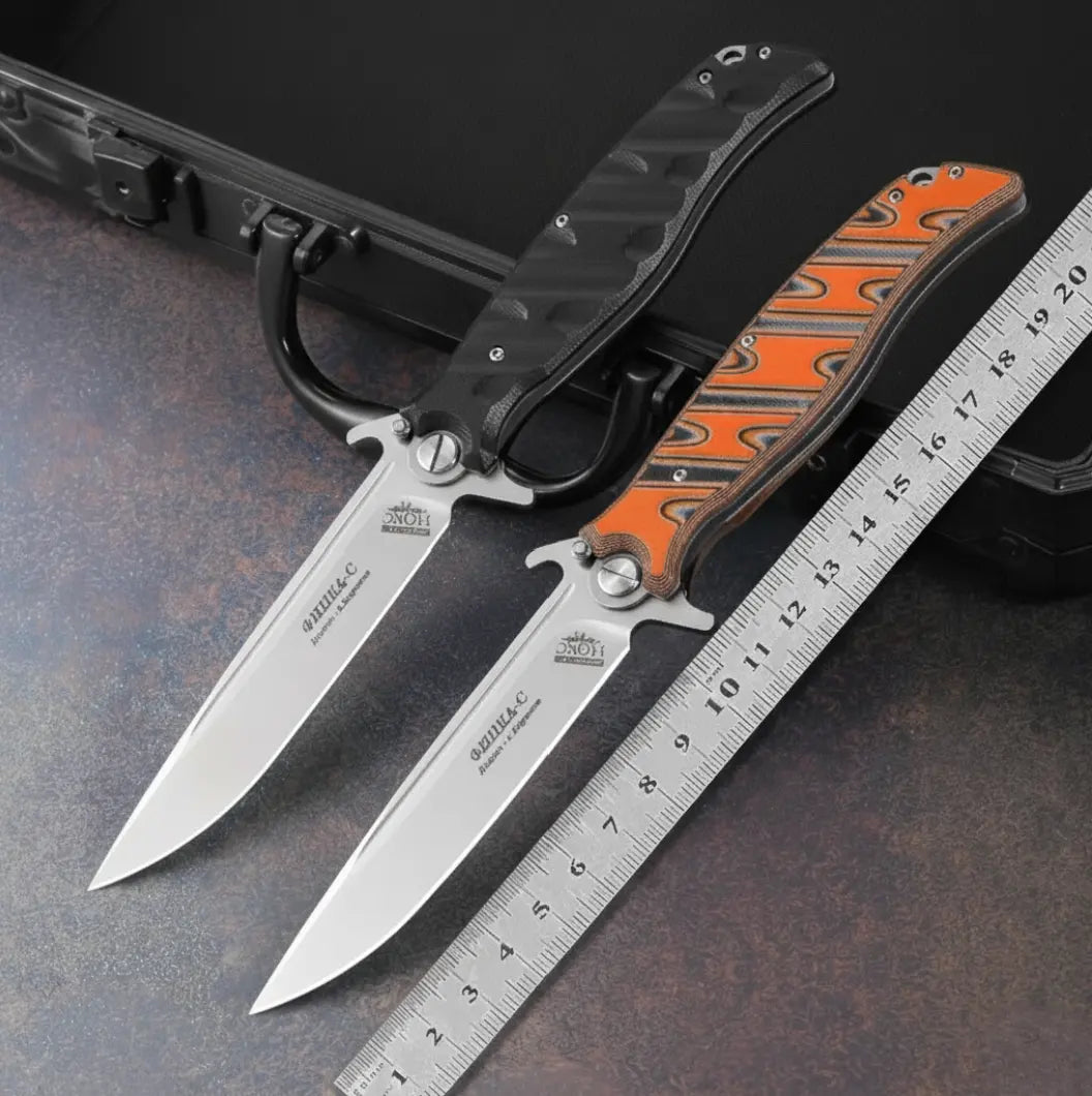 Steel Folding Knife – Regal Pursuit EDC with 5Cr13MoV with G10 Handle