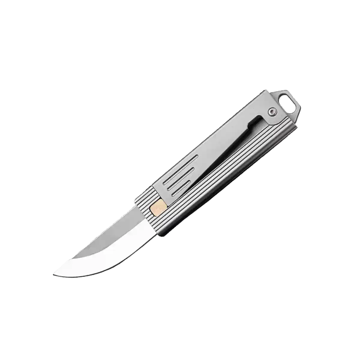 Steel Folding Knife – Tactical D2 Gravity Opening Aluminum Handle EDC Stress Relief