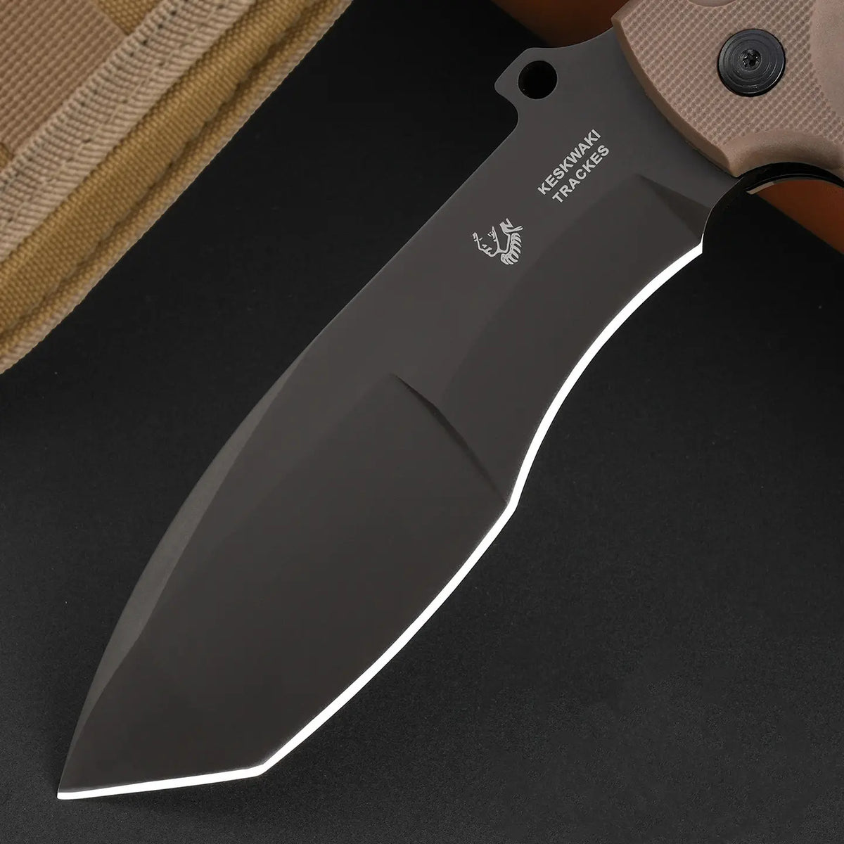 Steel Folding Knife – Tactical N690 Back-Lock Rescue Camping Survival EDC Outdoor